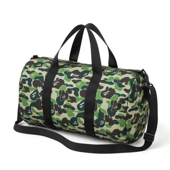 A bathing ape bape camo duffel gym bag - Picture 1 of 7